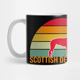 Scottish Deerhound Vintage Silhouette Mug